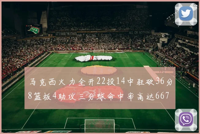 马克西火力全开22投14中狂砍36分8篮板4助攻三分球命中率高达667